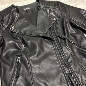 Topshop Faux Leather Jacket Women’s Size 4